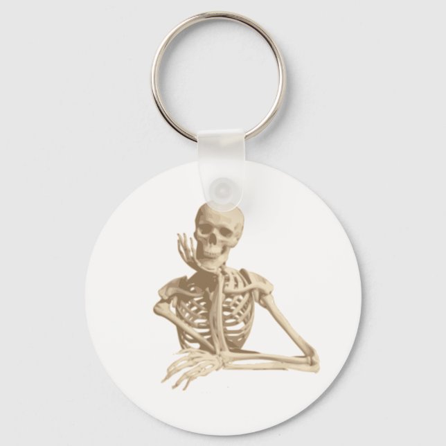 Funny Skeleton Keychain (Front)