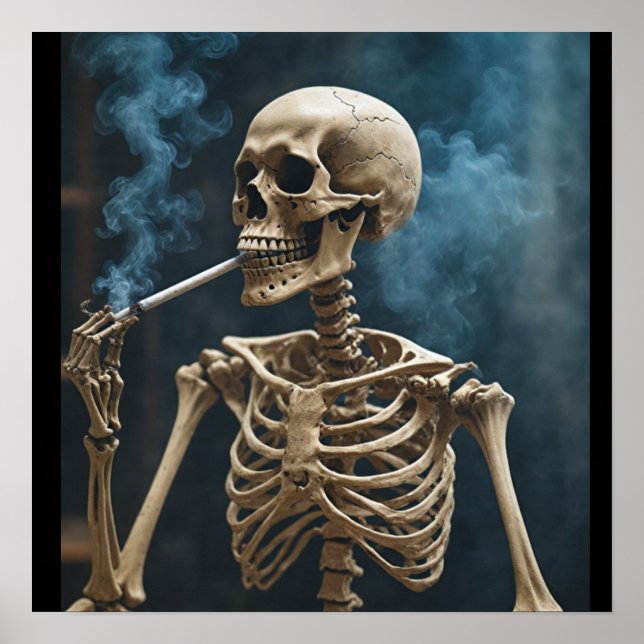 Funny Skeleton poster (Front)