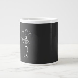Funny Skeleton Pun Can You Give Me a Hand Giant Coffee Mug