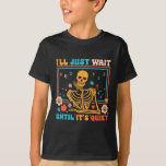 Funny Skeleton Teacher Halloween Costume Men Women T-Shirt