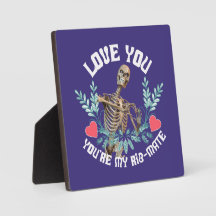 Funny Skeleton Valentine Rib Mate Goth Humor