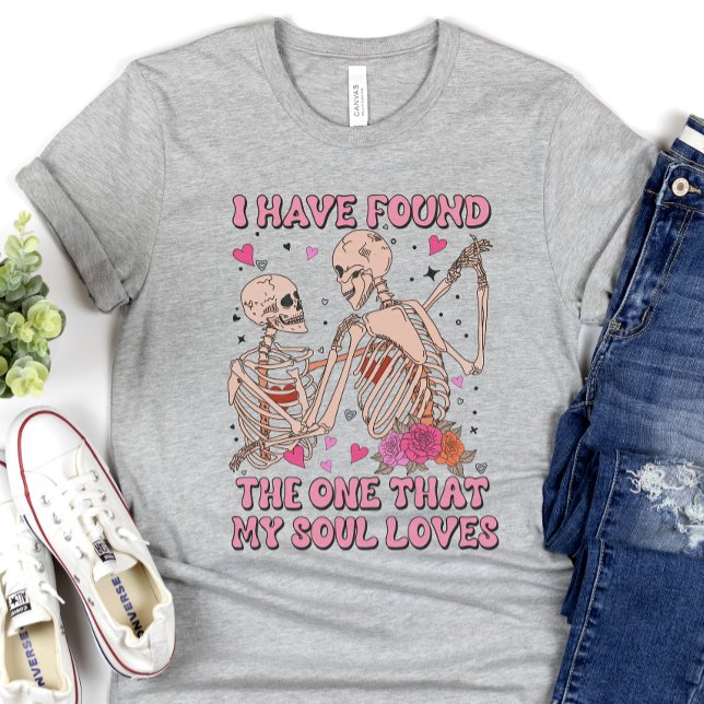 Funny Skeleton Valentine's Day, Dancing Skeletons  T-Shirt (Creator Uploaded)