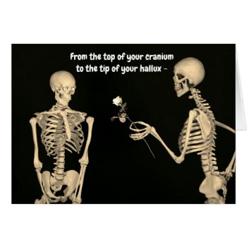 Funny Skeletons In Love Valentine Or Anniversary by VincesVisions at Zazzle