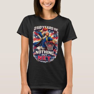 Funny Sketll Patriotic - 250 Years Of Nothing But  T-Shirt