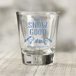 Funny Ski Bachelorette Party Shot Glass