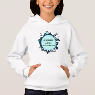 Funny Skiing Quote Hoodie