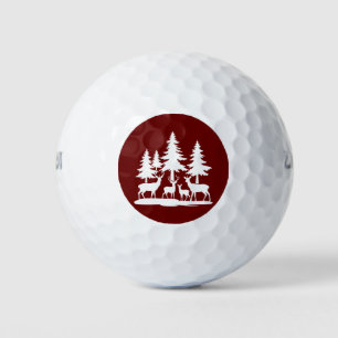 Funny Skinny Pine Tree Summer Hiking Camping Golf Balls