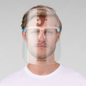 Funny skipping mudskipper fish cartoon  face shield (Insitu)