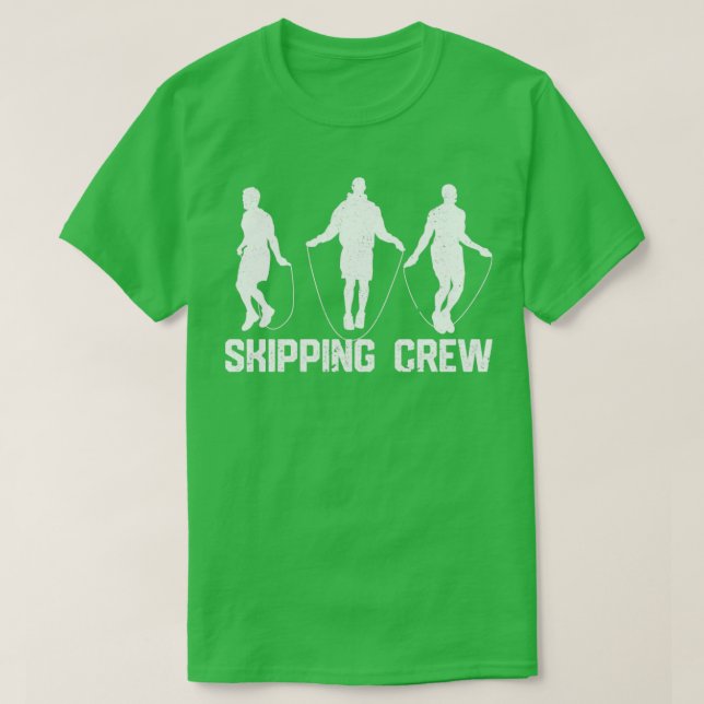 Funny Skipping Rope Jumping Rope Jump Rope Skippin T-Shirt (Design Front)