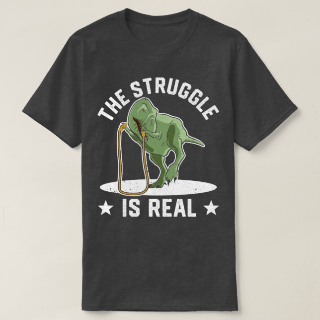 Funny Skipping Rope Jumping Rope The Struggle Is R T-Shirt (Design Front)