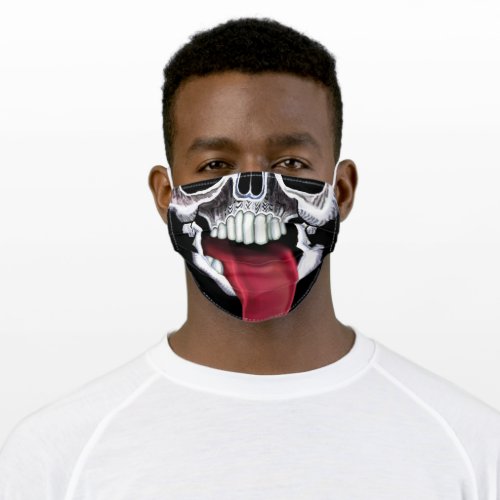 Funny Skull Adult Cloth Face Mask