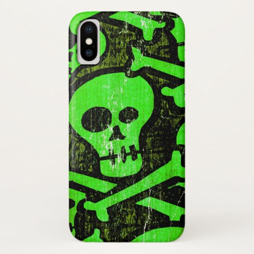 Funny Skull iPhone X Case
