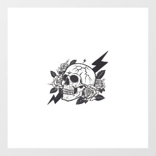 Funny Skull Lover Floor Decals