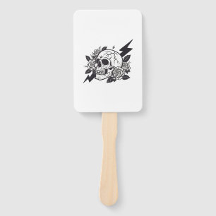 Funny Skull Lover Hand Fan