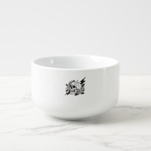 Funny Skull Lover Soup Mug