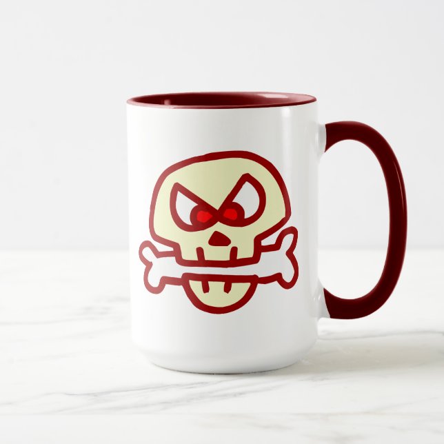 Funny Skull Mug (Right)