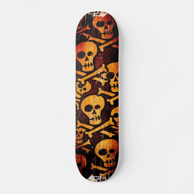 Funny Skull Skateboard Deck (Front)