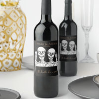 Funny Skull Wine Label