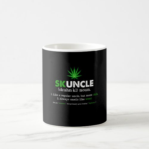 Funny Skuncle Weed Smoker Uncle  Lover Coffee Mug