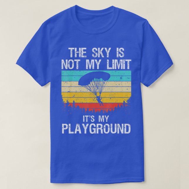 Funny Skydiving Art For Men Women Skydive Lover Sk T-Shirt (Design Front)