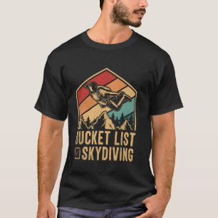 Funny Skydiving Art For Men Women Skydiver Sky Div T-Shirt