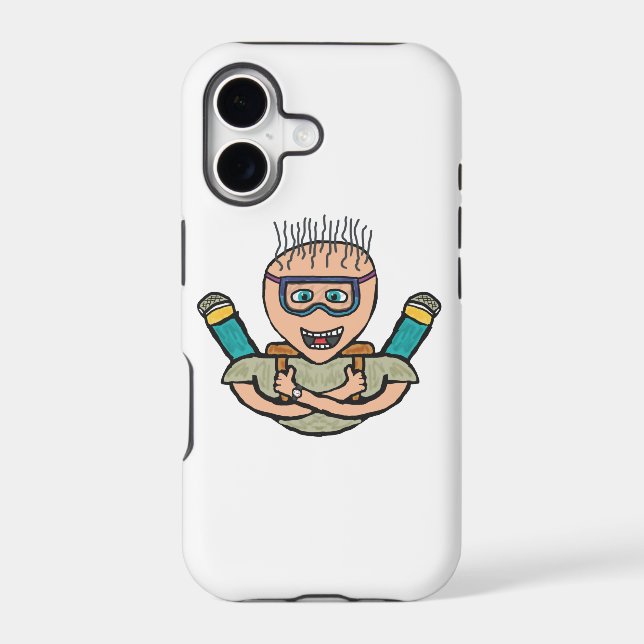 Funny Skydiving Iphone Case (Back)