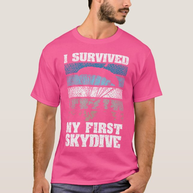 Funny Skydiving Skydiver T-Shirt (Front)