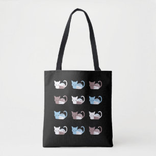 Funny sleeping cat quotes II Tote Bag
