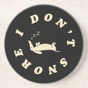 Funny Sleeping Dog Coaster