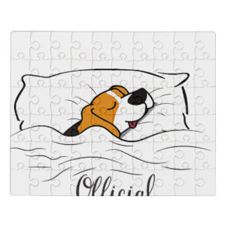 Funny Sleeping Lazy Beagle Pajamas - Cute Official Jigsaw Puzzle