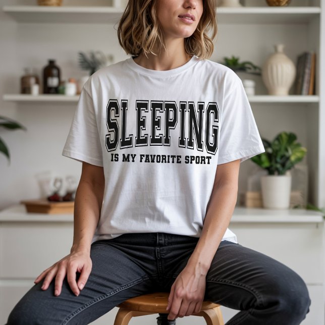 Funny Sleeping Quote Shirt, Sarcastic Humor Shirt (funny sarcastic shirt, sarcastic sweatshirt, sarcasm quote shirt, sarcastic sayings apparel,)