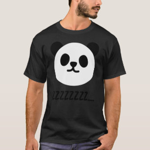 Funny Sleeping Zzz Panda Bear Need More Sleep Tee 