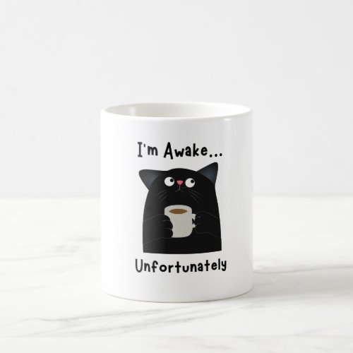 Funny Sleepy Cat Coffee Mug