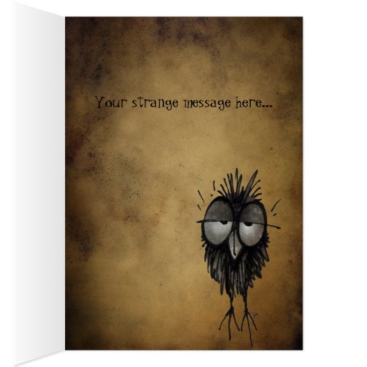 Funny Sleepy Owl (Inside (Right))