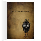 Funny Sleepy Owl Cards (Inside (Right))