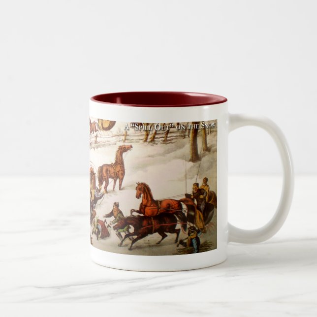 Funny Sleighing Mug (Right)