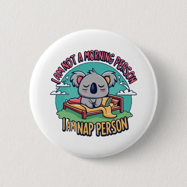 funny slogan button (Front)