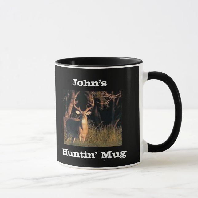 Funny Slogan Customized Name Hunting Mug (Right)