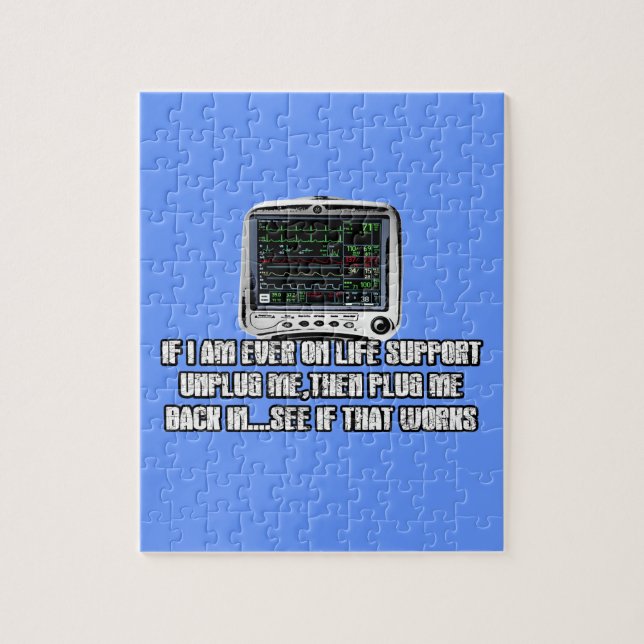 Funny slogan jigsaw puzzle (Vertical)