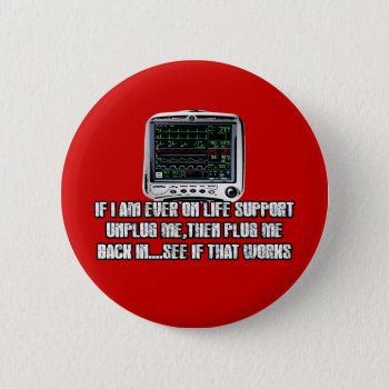 Funny Slogan Pinback Button by Cardsharkkid at Zazzle