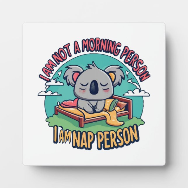funny slogan plaque (Front)