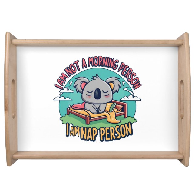 funny slogan serving tray (Front)