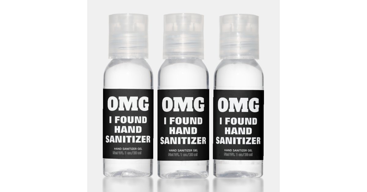 Funny Slogan Typography Quote Hand Sanitizer Zazzle
