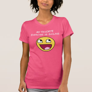 Funny Slogan with AWESOME FACE T-Shirt