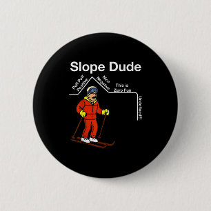 Funny Slope Dude Algebra Geometry Middle School Ma Button
