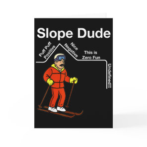 Funny Slope Dude Algebra Geometry Middle School Ma Card