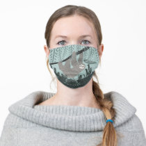 Funny Sloth Adult Cloth Face Mask