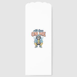 Funny Sloth All Eyes On Me Vintage Vector Design_1 Bookmarks