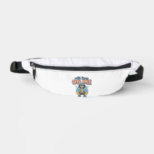 Funny Sloth All Eyes On Me Vintage Vector Design_1 Fanny Pack