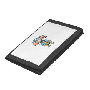 Funny Sloth All Eyes On Me Vintage Vector Design_1 Trifold Wallet